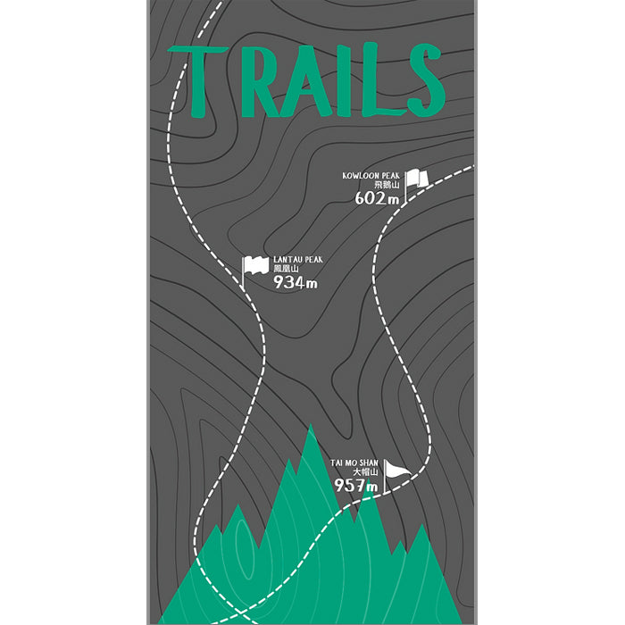 Hong Kong Trail Map Neck Gaiter