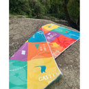 Hong Kong Trail Map Bilingual Hiking Towel
