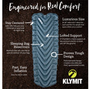 Klymit Static V Luxe SL 加闊加厚加長單人充氣睡墊