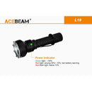 ACEBeam L18 Tactical Far Throw Distance Flashlight with Battery
