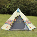 LOGOS Tepee 300 印第安金字塔四人露營帳篷