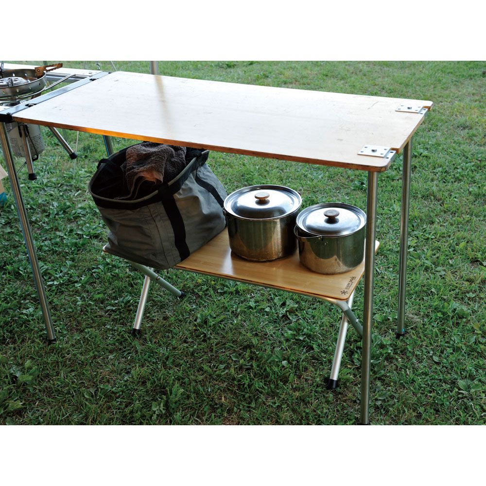 Snow Peak Bamboo Folding Bench Long LV-066TR 折疊板凳-竹板加長