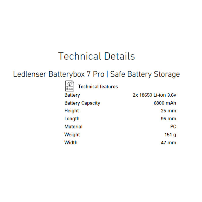 LEDLENSER Batterybox7 Pro