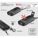 LEDLENSER K6R Safety 400 Lumens USB Rechargeable Keychain Light