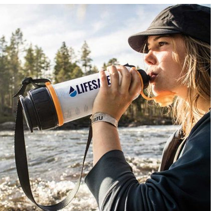 LifeSaver 4000UF Bottle 戶外雙重過濾濾水樽 連天然活性碳膠囊