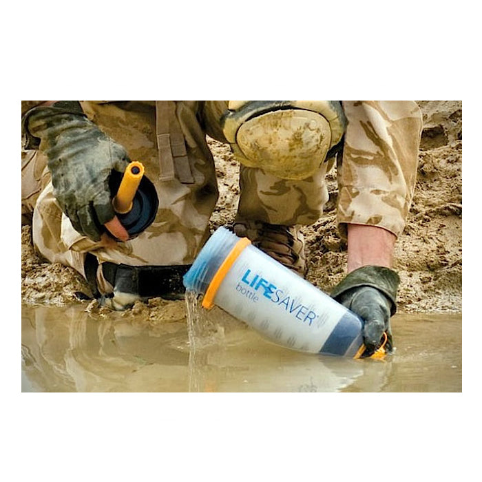 LifeSaver 4000UF Bottle 戶外雙重過濾濾水樽 連天然活性碳膠囊