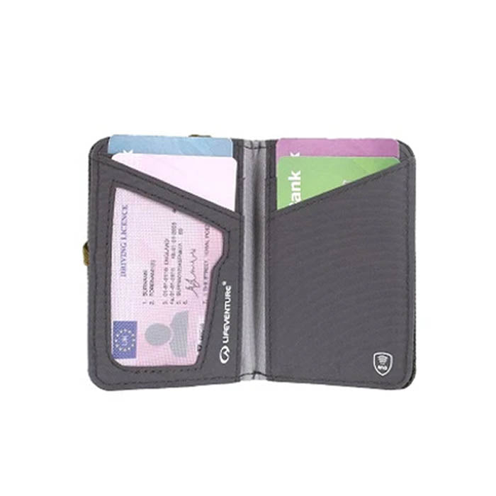 Lifeventure RFID Card Wallet 防護銀包 Olive