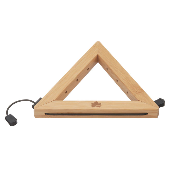 Triangle Bucket Stand LOGOS Bamboo Triangle Pot Stand