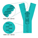 ZlideOn Replaceable Metal & Plastic Zipper XXL 替換拉鍊頭