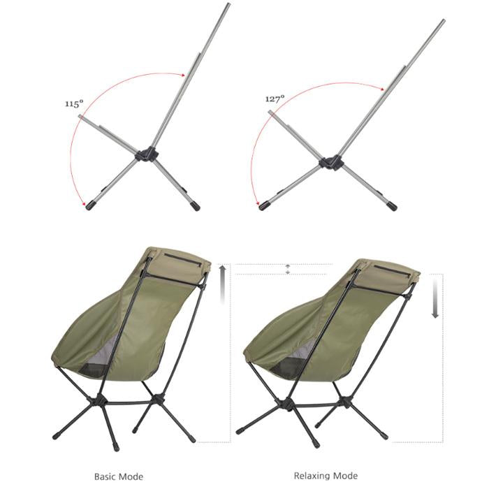 Monterra CVT2 Grande L Chair 可摺疊戶外露營椅