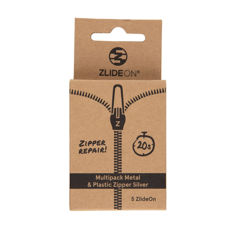 ZlideOn Multipack Metal & Plastic Zipper