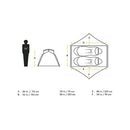 Nemo Aurora 2P Tent & Footprint