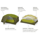 Nemo Aurora 3P Tent & Footprint