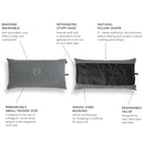 Nemo Fillo™ Luxury Camping Pillow Goodnight Grey