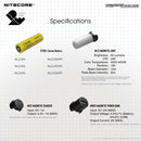 Nitecore 21700 Intelligent Battery System