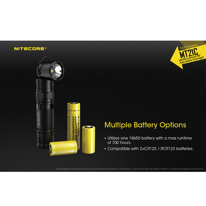 Nitecore MT21C 1000 Lumens Flashlight 