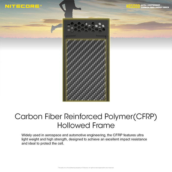 Nitecore NB5000 Carbon Power Bank 超輕碳纖行動電源