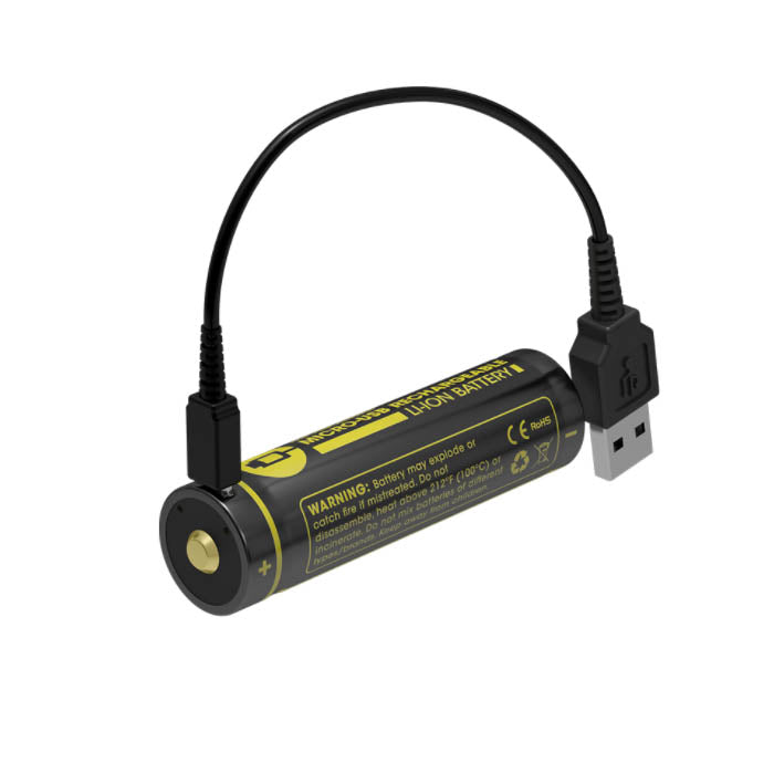 Nitecore NL1826R 2600mAh Micro-USB Rechargeable Battery