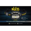 Nitecore NU35 Dual Power Headlamp