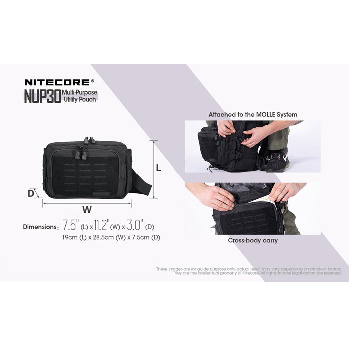 Nitecore NUP30 Multi-Purpose Utility Pouch 多用途單肩包