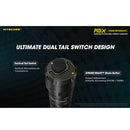 Nitecore P10iX 4000 Lumens USB-C Rechargeable Flashlight 4000流明USB-C充電手電筒