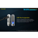 Nitecore TIKI GITD Blue 