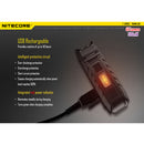 Nitecore THUMB LEO 45 LUMENS USB Rechargeable Keychain Light USB充電輕便匙扣燈