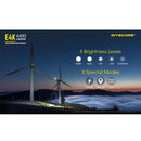 Nitecore E4K 4400 Lumens USB-C Rechargeable Tactical Flashlight 4400流明USB-C充電手電筒