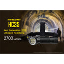 Nitecore HC35 2700 Lumens USB Rechargeable Headlamp 2700流明USB充電手電筒頭燈