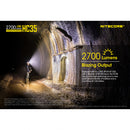 Nitecore HC35 2700 Lumens USB Rechargeable Headlamp 2700流明USB充電手電筒頭燈