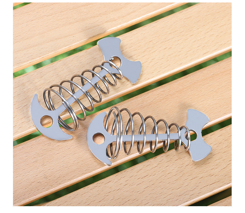 Fish Bone Shaped Tent Stakes with Spring Buckle (Suitable for Twisk Campsite) 魚骨營釘 (荃錦營地適用)