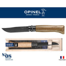 Opinel No. 8 Folding Knife Black Oak 8號不鏽鋼尖頭摺刀 (全黑刃橡木柄)
