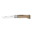 Opinel No. 8 Folding Knife Laminated Birch Brown  OP-002388