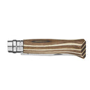 Opinel No. 8 Folding Knife Laminated Birch Brown  OP-002388