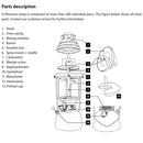 Petromax Socket with Washer and Screw