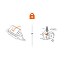 Petzl BINDI 200 lumens Micro-USB Rechargeable Headlamp 