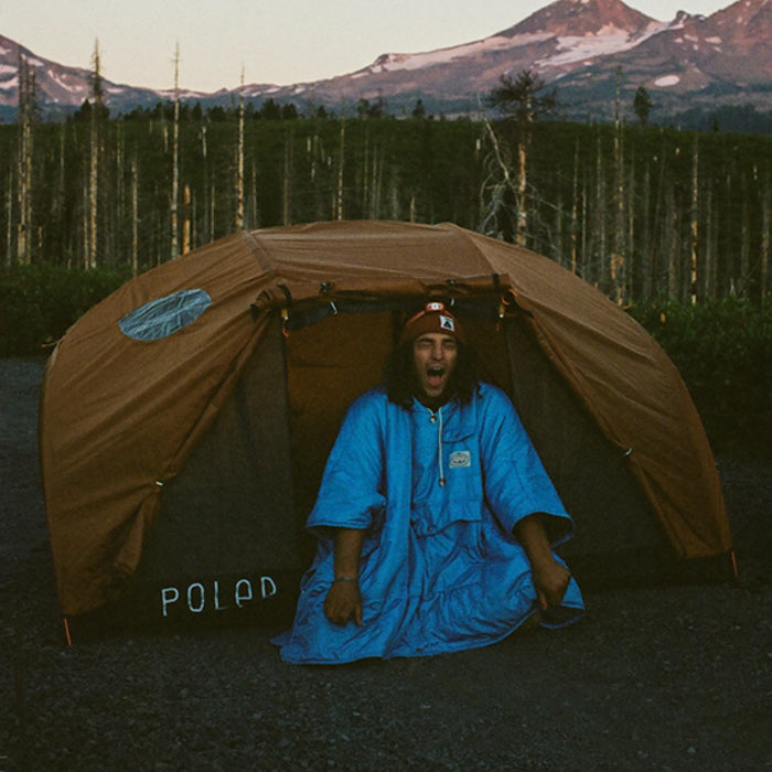 Poler Reversible Camp Poncho 雙面露營兩用毯子斗篷  Waldo Lake/Shallows