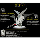 SOTO Compact Foldable Stove OD-1BS 超輕量戶外氣爐
