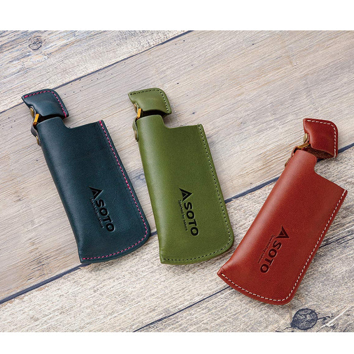 SOTO Leather Case ST-4801 伸縮火機專用防塵皮套 (for SOTO Pocket Torch XT)