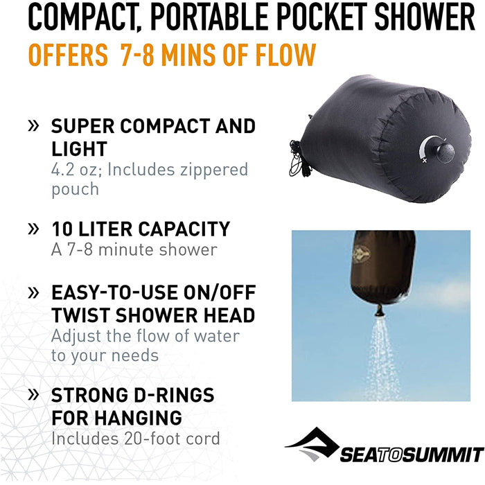 Sea To Summit Pocket Shower 戶外淋浴花灑水袋