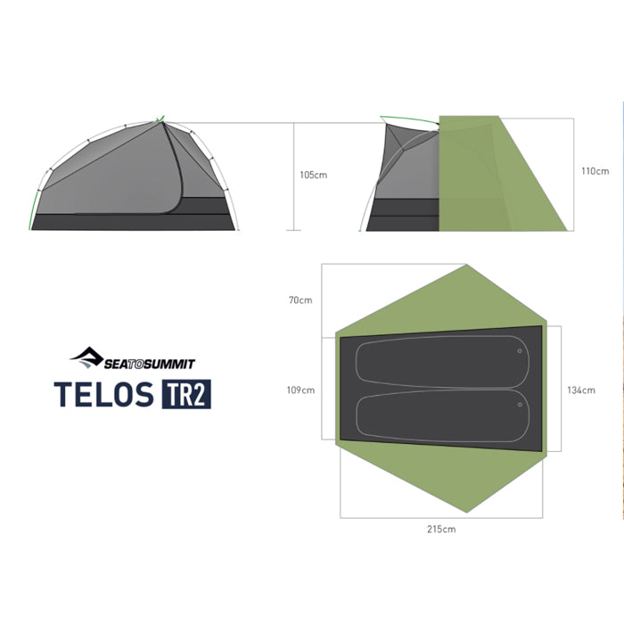 Sea To Summit Telos TR2 Tent 二人帳篷