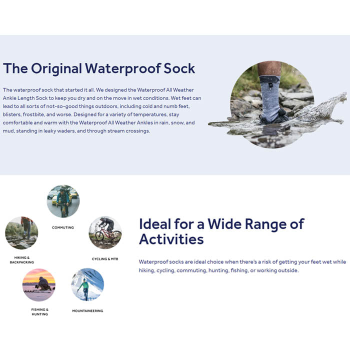 Sealskinz Waterproof All Weather Ankle Waterproof Socks