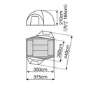 Snow Peak Amenity Dome Elfield AD-020 六人露營帳篷 (1990年復刻版)