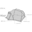 Snow Peak Amenity Dome Elfield AD-020 六人露營帳篷 (1990年復刻版)