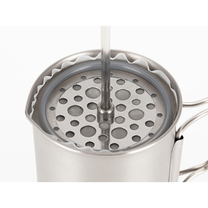 Snow Peak 鈦金屬咖啡壓濾杯Titanium French Press CS-111