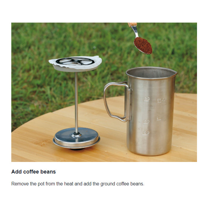 Snow Peak 鈦金屬咖啡壓濾杯Titanium French Press CS-111 - Main Image