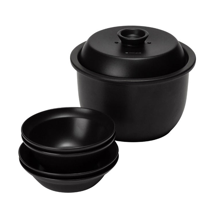 【オープニング 大放出セール】 Earthen Peak Snow Pot CS-580 Set Zen バーベキュー・調理用品