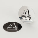 Snow Peak Logo Metal Stickers Set MOUNTAIN FES-138 