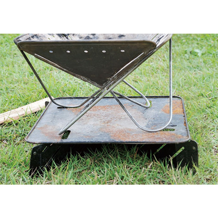Snow Peak Pack & Carry Fireplace S Base Plate Stand ST-031BS 