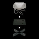 Snow Peak Pack & Carry Fireplace S Base Plate Stand ST-031BS 